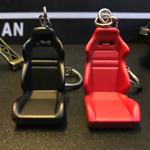 Hot Creative Car Auto Metal Mini Seat Key Chain Keyring Keychain Racing