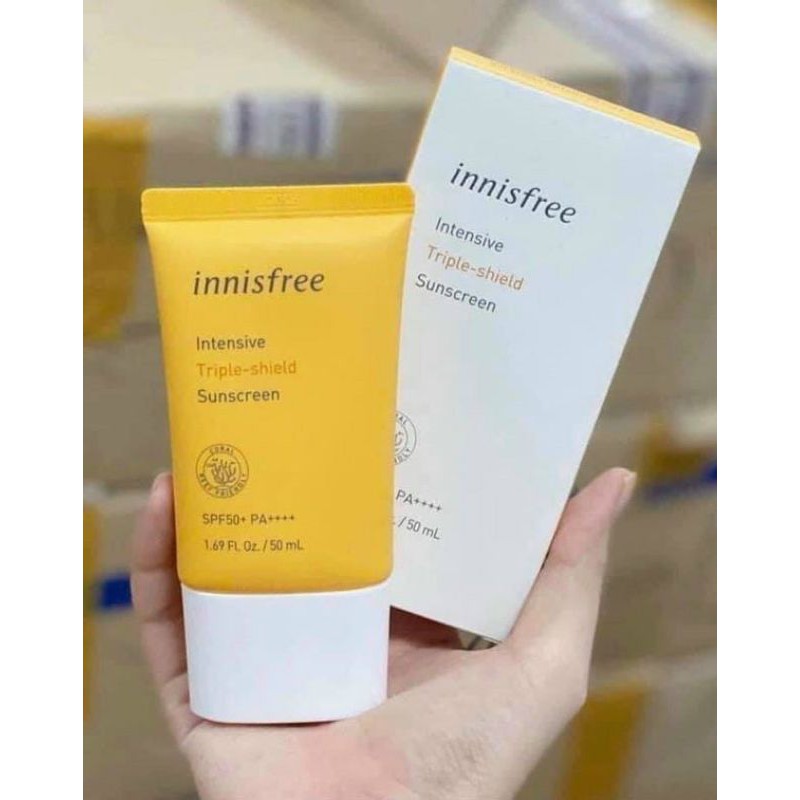 [Kam Genuine Combination] Korean Innisfree Sunscreen (50ml) Shopee