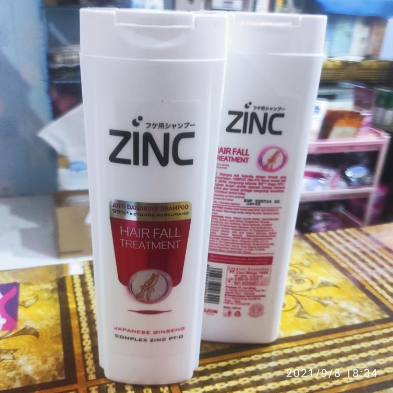 Zinc Hair Fall Treatment 340ml Anti Dandruff Shampoo with Japanese