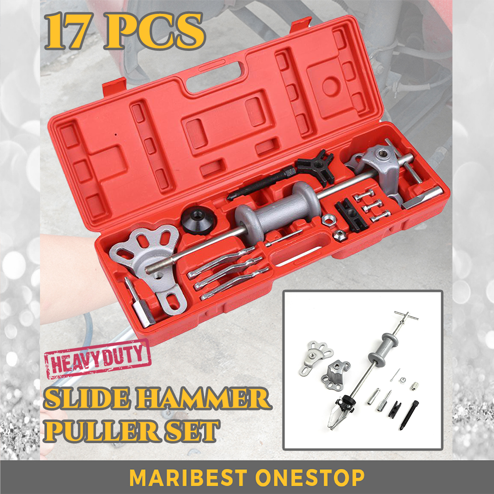CSH67 17 PCS SLIDE HAMMER PULLER SET AXLES SIDE HAMMER PULLER SET