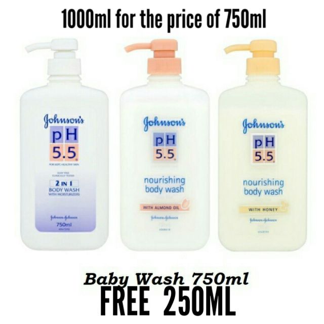 Johnson's pH5.5 Nourishing Body Wash 1000ml Shopee Malaysia