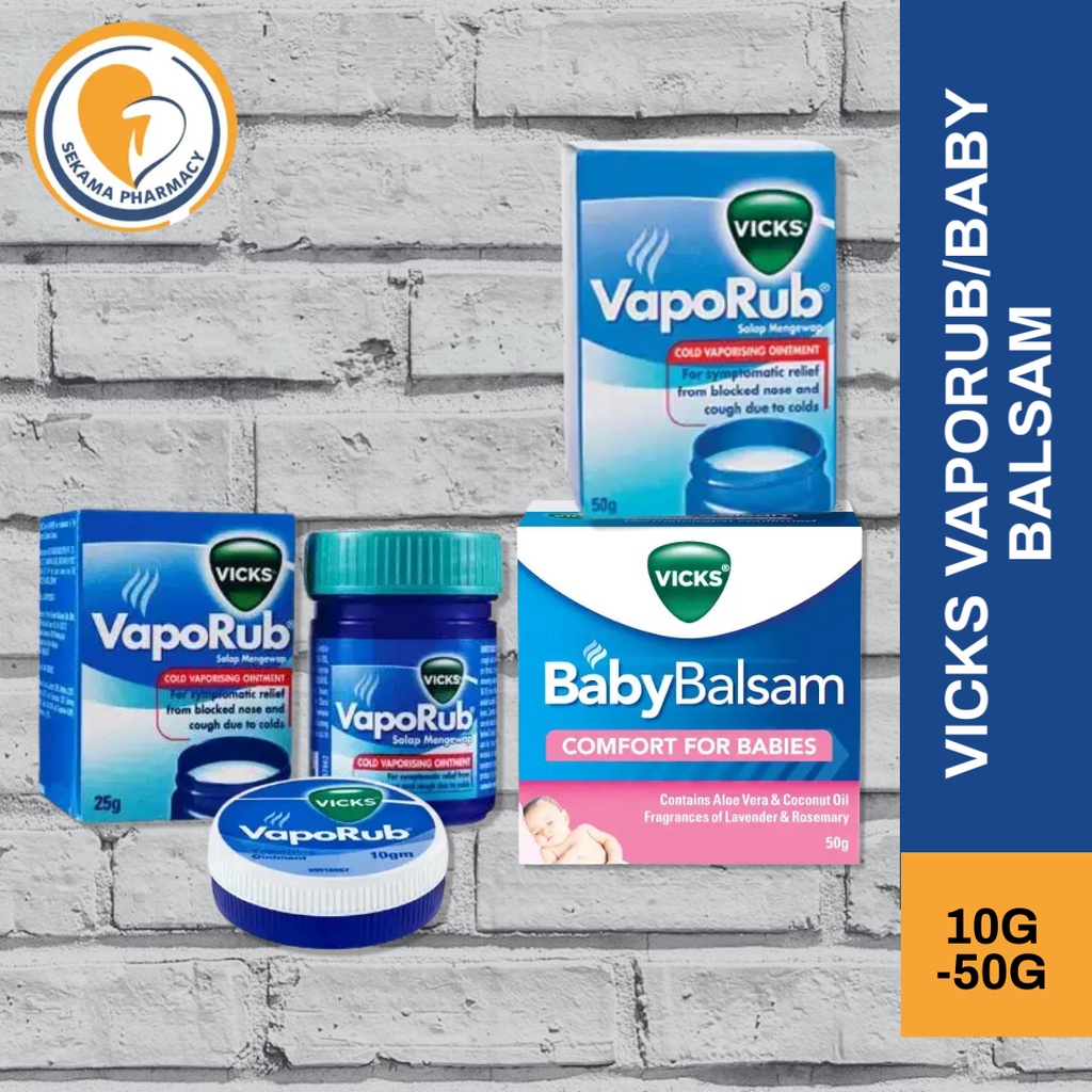 VICKS VAPORUB & BABY BALSAM ( READY STOCK) Shopee Malaysia
