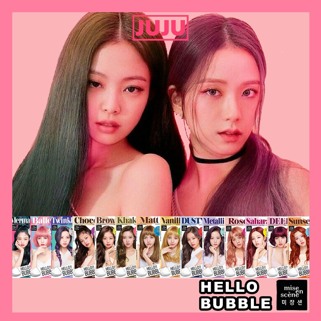 Mise En Scene / Hello Bubble Hair / Ballet Pink / Twinkle Blue