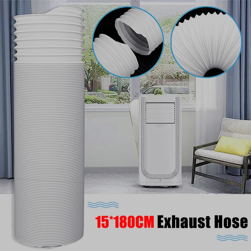 Portable Air Conditioner Spare Parts Exhaust Outlet Pipe Vent Hose 15cm