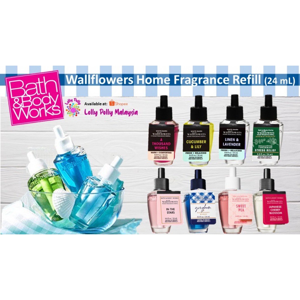 🔥In Stock🔥 💯 Authentic Bath And Body Works Wallflower Scent Refill