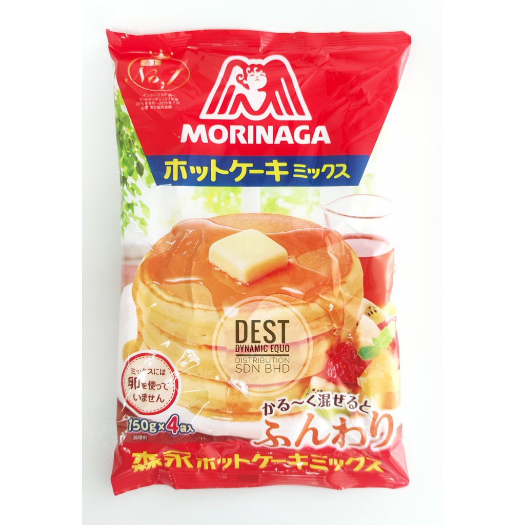 Morinaga Hot Cake Mix 600g (150g x 4's) Japan Pancake Mix [EXP MAR