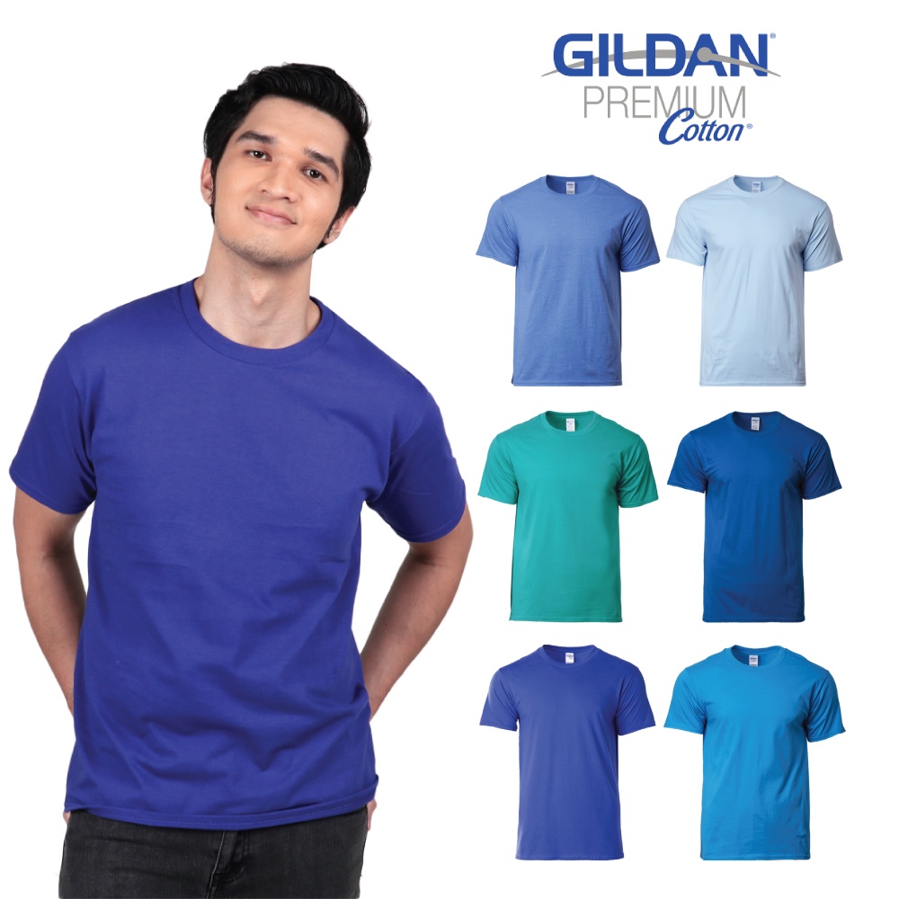 Gildan Premium Cotton 100 Cotton Plain Round Neck Tshirt