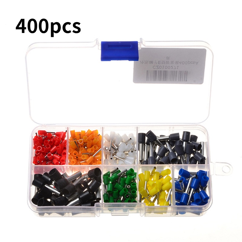 400pcs Electrical Wire Connector Cable Ferrule Terminal Ferrule
