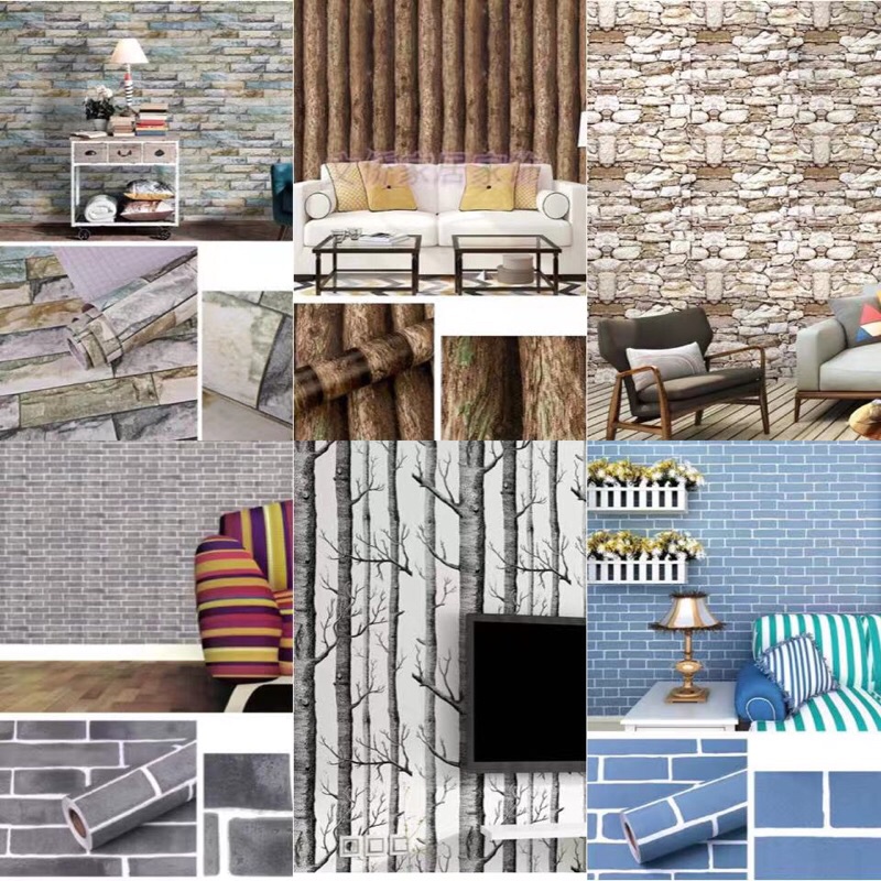 Wallpaper sticker pvc 45cm x 10meter Self adhesive pvc water proof