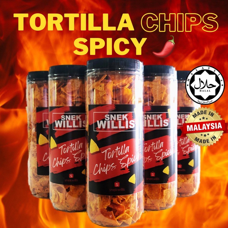 [300g] TORTILLA CHIPS/TORTILLA CHIPS SPICY TORTILLA/CHIPS MURAH SEDAP