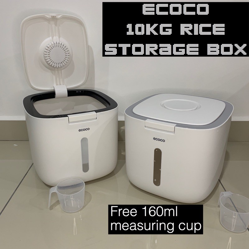 ECOCO Rice Storage Box 10kg Ready Stock InsectProof And MoistureProof
