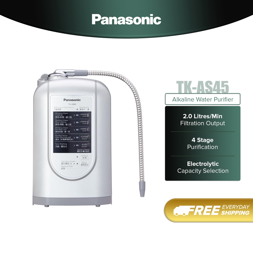 Panasonic Alkaline Water Purifier With Water Filter TKAS45ZMA Shopee Malaysia