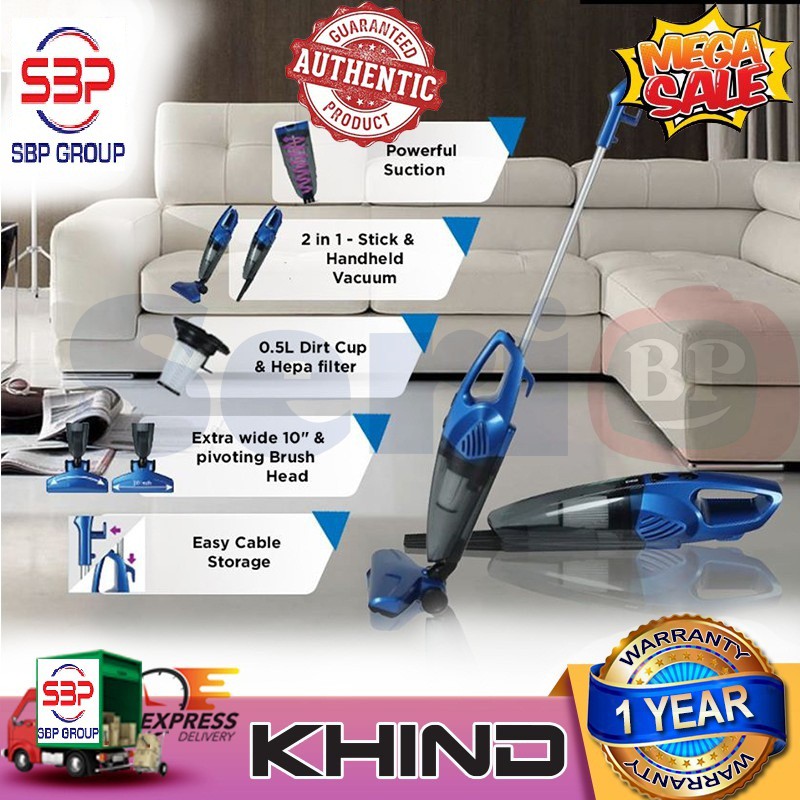 KHIND 2 IN 1 STICK VACUUM CLEANER KHIVC8630 Shopee Malaysia