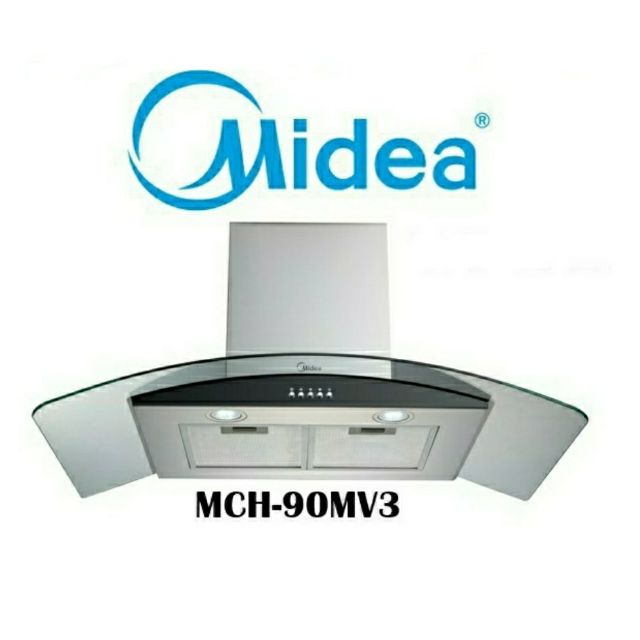 Midea Cooker Hood Suction Power 1200m3/hr Shopee Malaysia