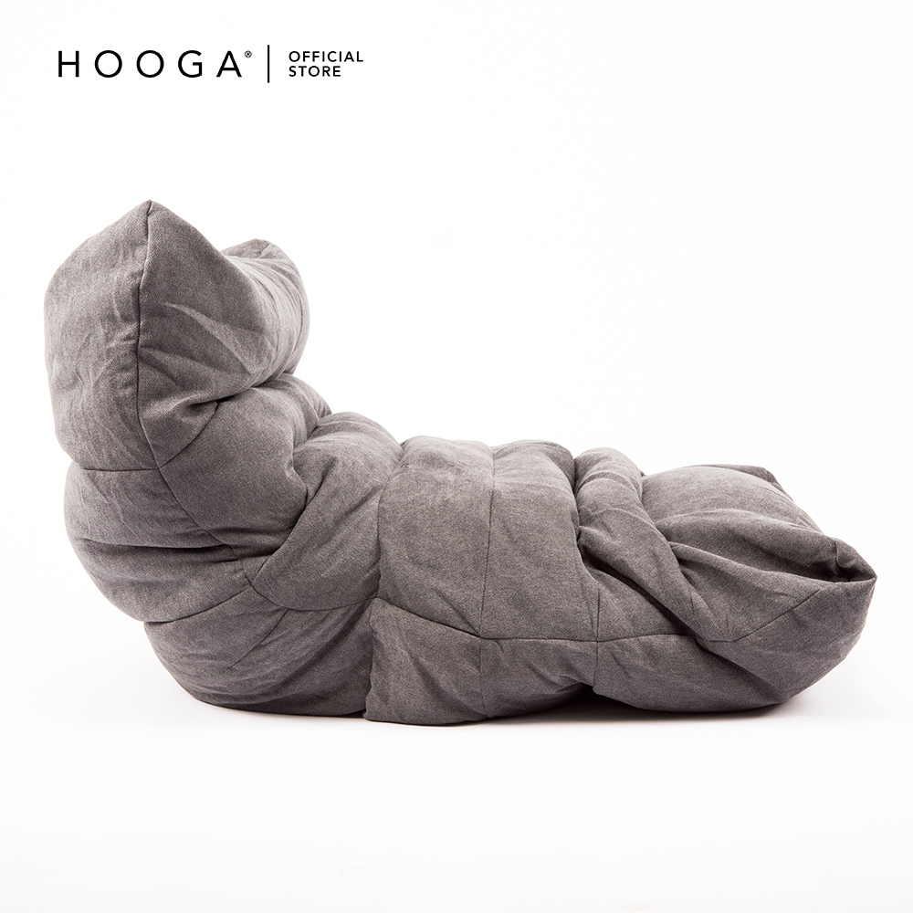 HOOGA Moon Boat Dark Grey Bean Bag (7 Poly Beans) Shopee