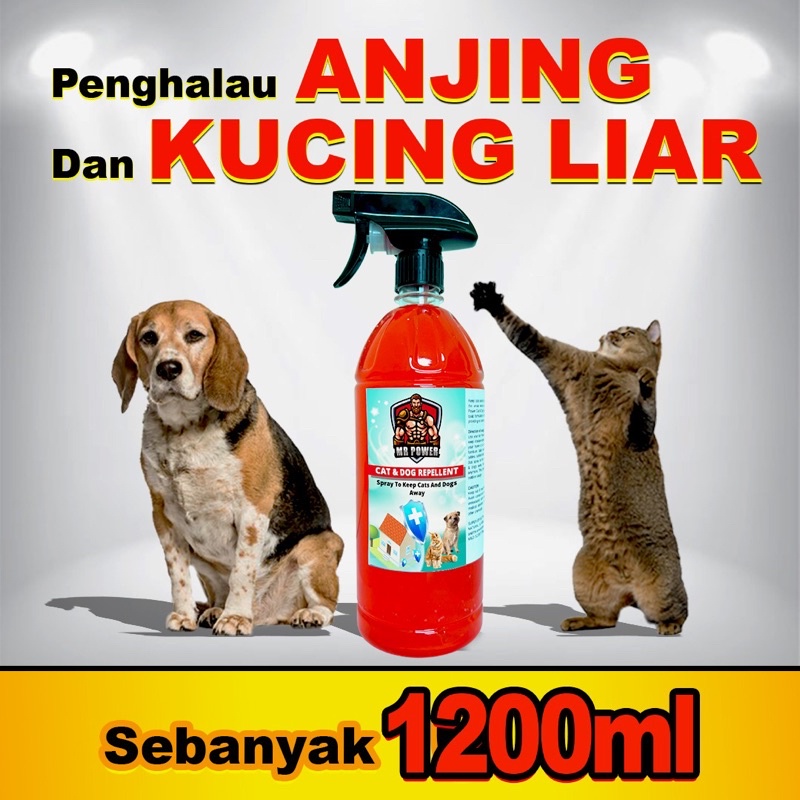 Mr Power Dog & Cat Repellent (1200ml) Penghalau Halau Kucing Natural
