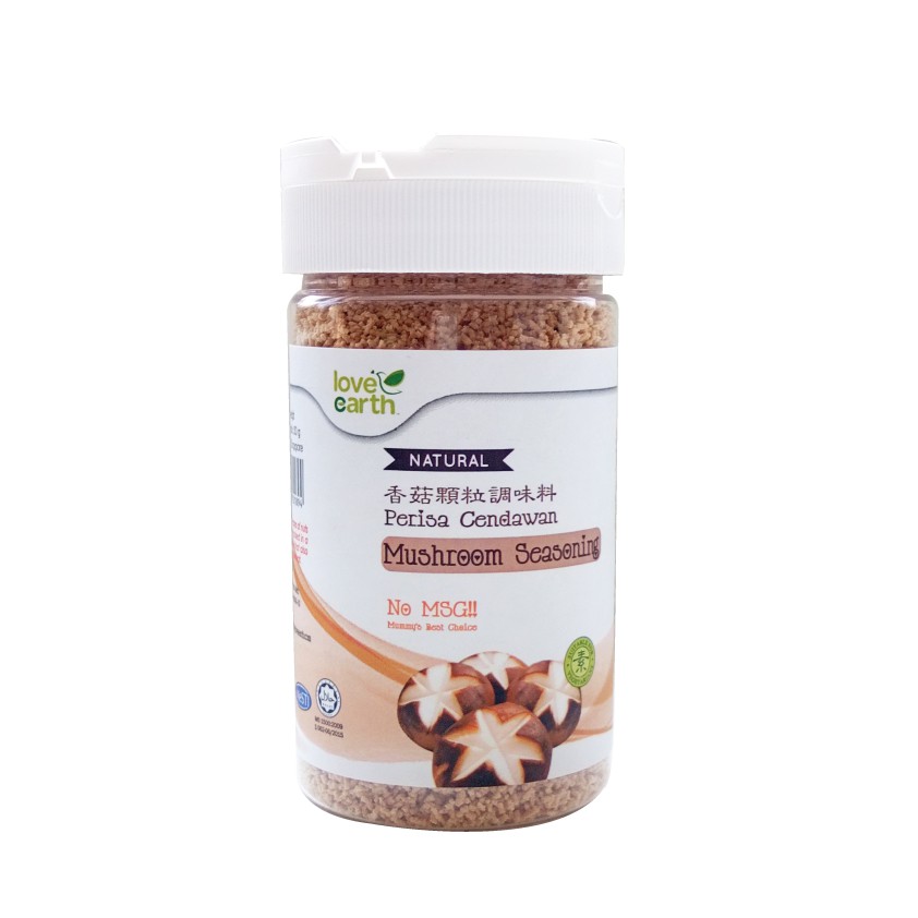 Love Earth Natural Mushroom Seasoning 150g Shopee Malaysia