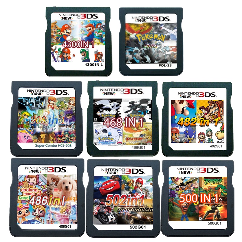 NDS Cartridge NDS Game Card for 3ds Nds Ndsi Ndsl Ds 2ds English