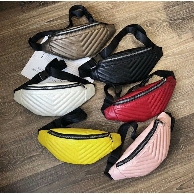 Lady Chest Bag Girl Pouch Waist Belt Crossbody