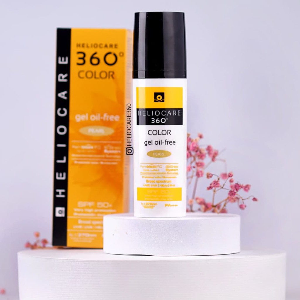 Heliocare 360 Color Gel OilFree Pearl Sunscreen Tinted Foundation