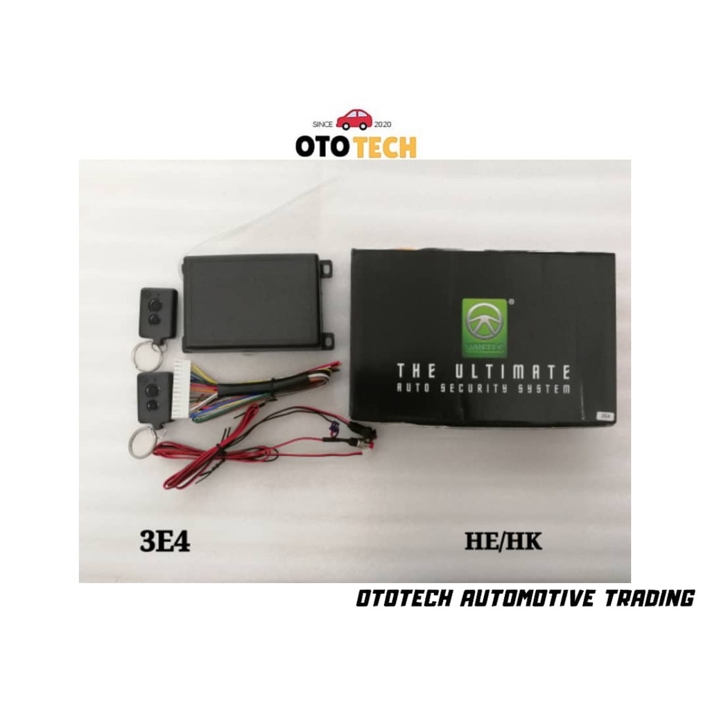 WHEELS Car Alarm System 13 PIN Vehicle Security (3E4XC333)/ (3P4XC333