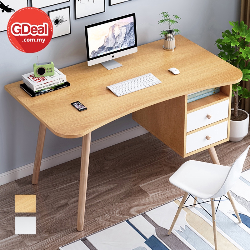 GDeal Nordic Study Writing Desk Student Bedroom Computer Table Meja