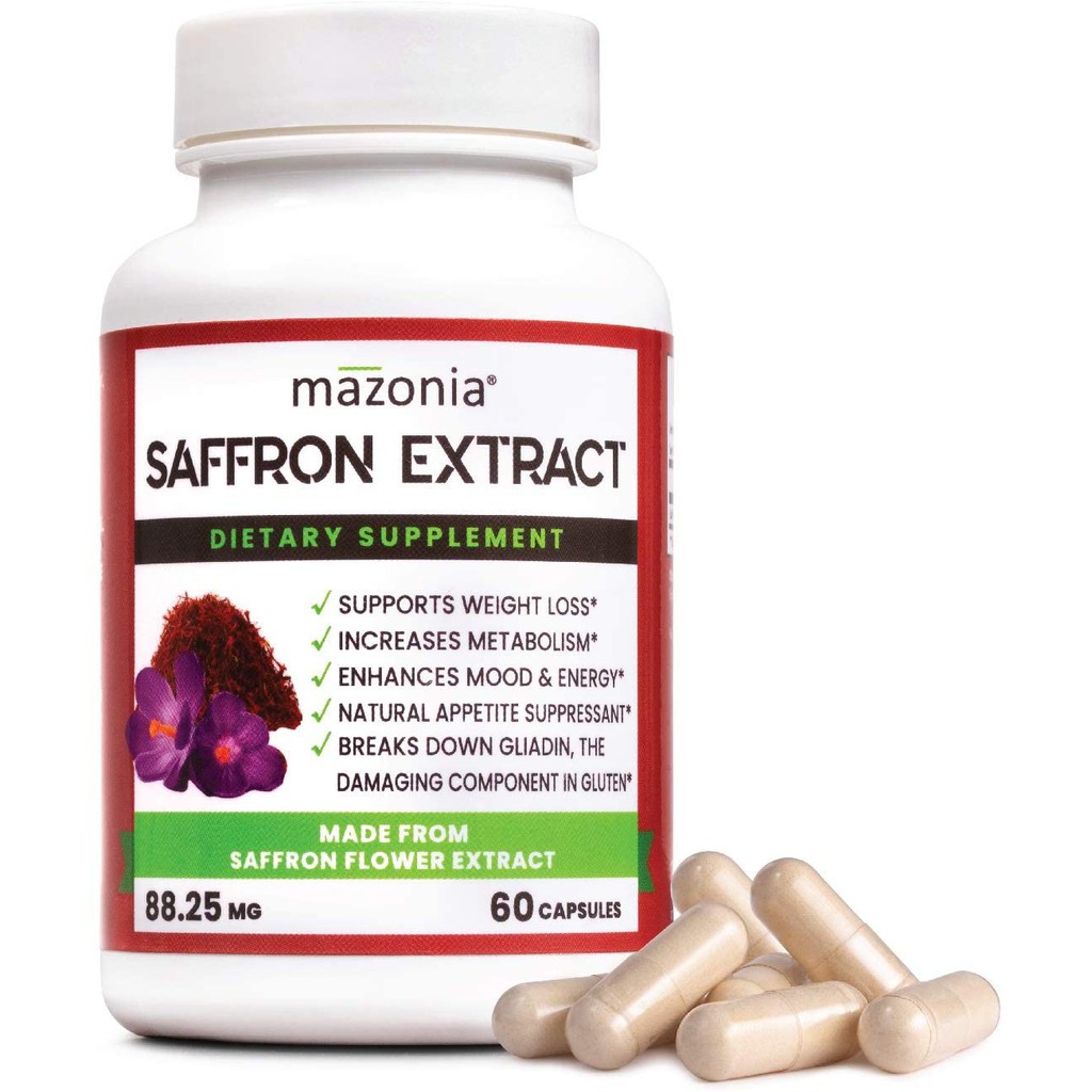 Saffron Extract 88.25mg Weight Loss Formula Appetite Suppressant