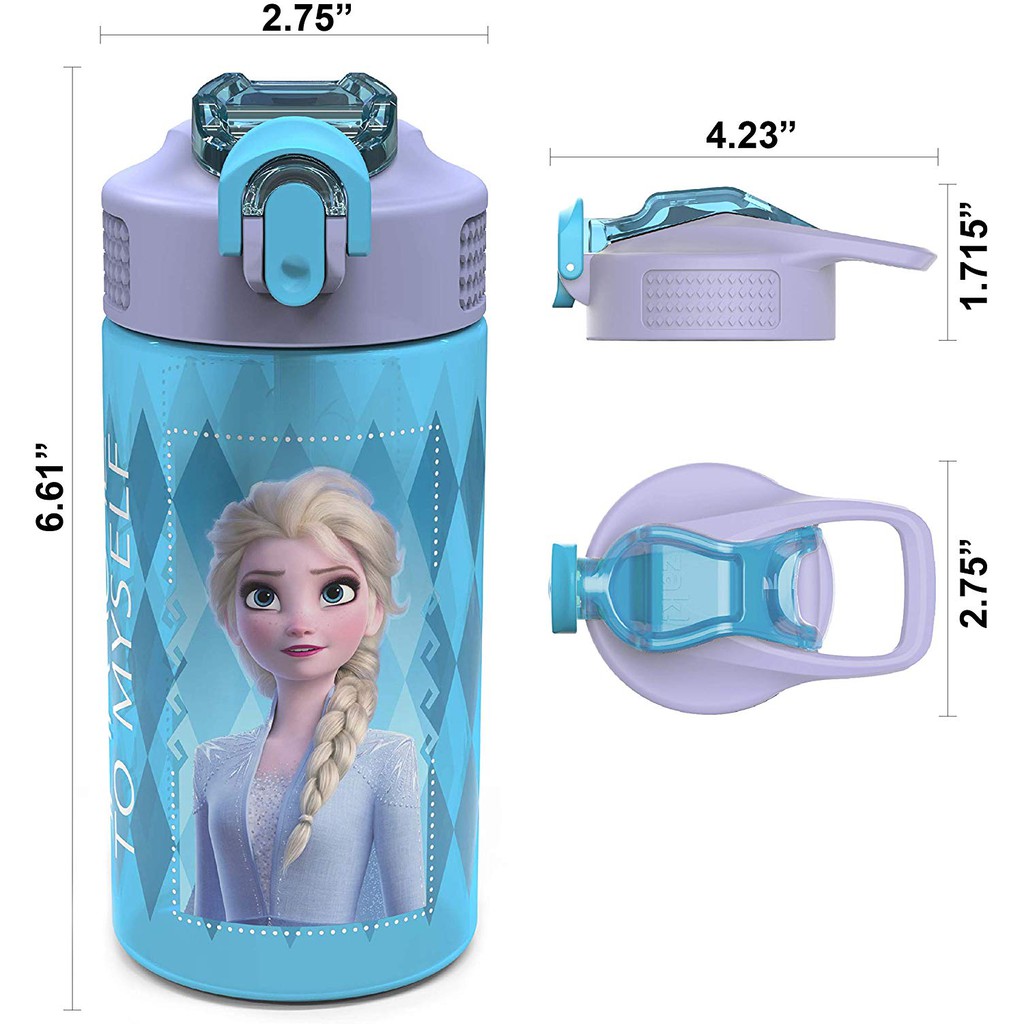 LeakProof Water Bottle Designs Zak Designs Disney Frozen 2 Kids Water