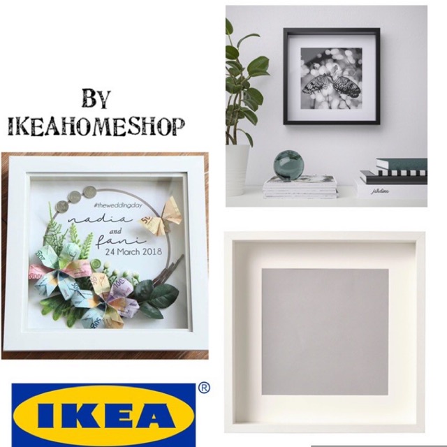 IKEA FRAME Wall Frame Decoration Frame Hantaran SANNAHED frame gambar