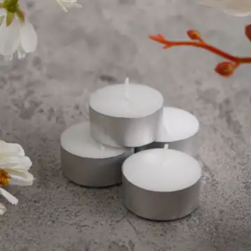 Candles / Tealight Candles 100 Pcs Tealight Candles White Shopee