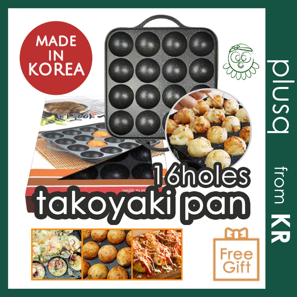 NEW!! Takoyaki Pan 16 Holes / Made In Korea Q107 Shopee Malaysia