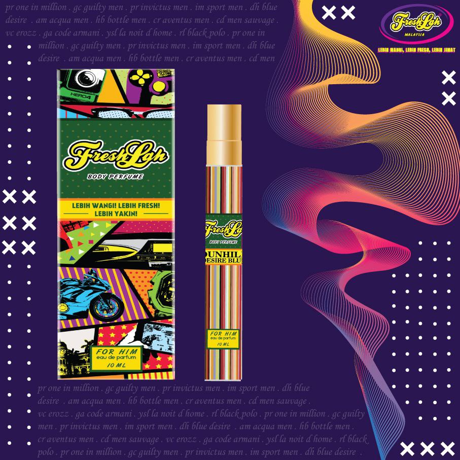 [HOT ITEM STEADY NEW PRODUCT] FRESHLAH BODY PERFUME FOR HIM 10ML (EDP