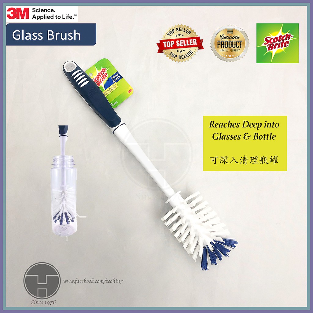 3M Scotch Brite 503 Glass Brush Bottle Brush ( Clean Sport Drinking