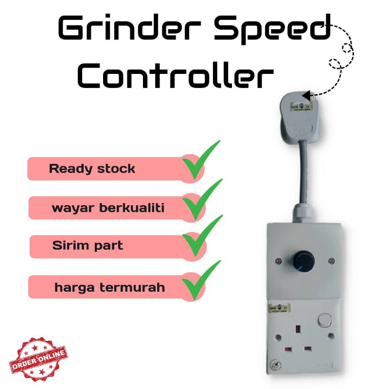 Grinder speed controller/regulator Shopee Malaysia