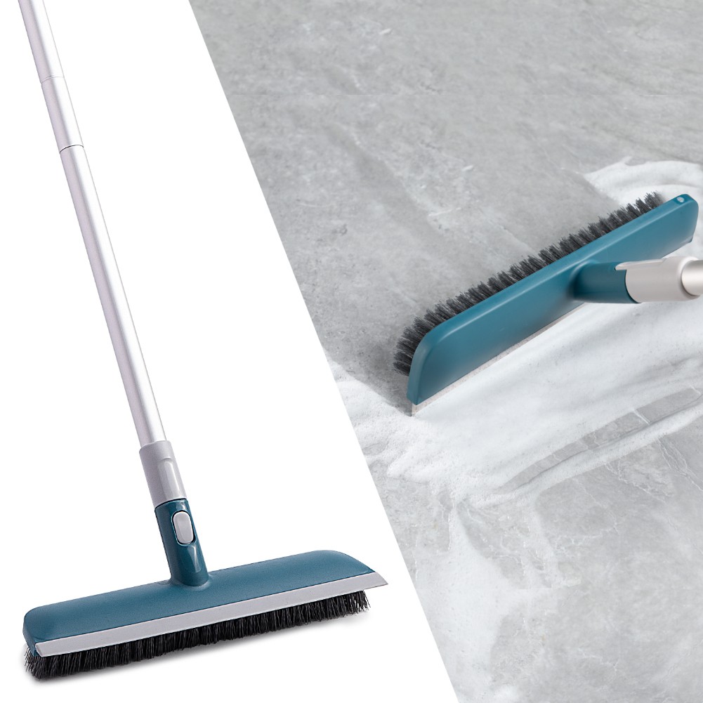 🔥New 🔥Floor Brush, 2 in 1 Scrape and Brush with adjustable long handle