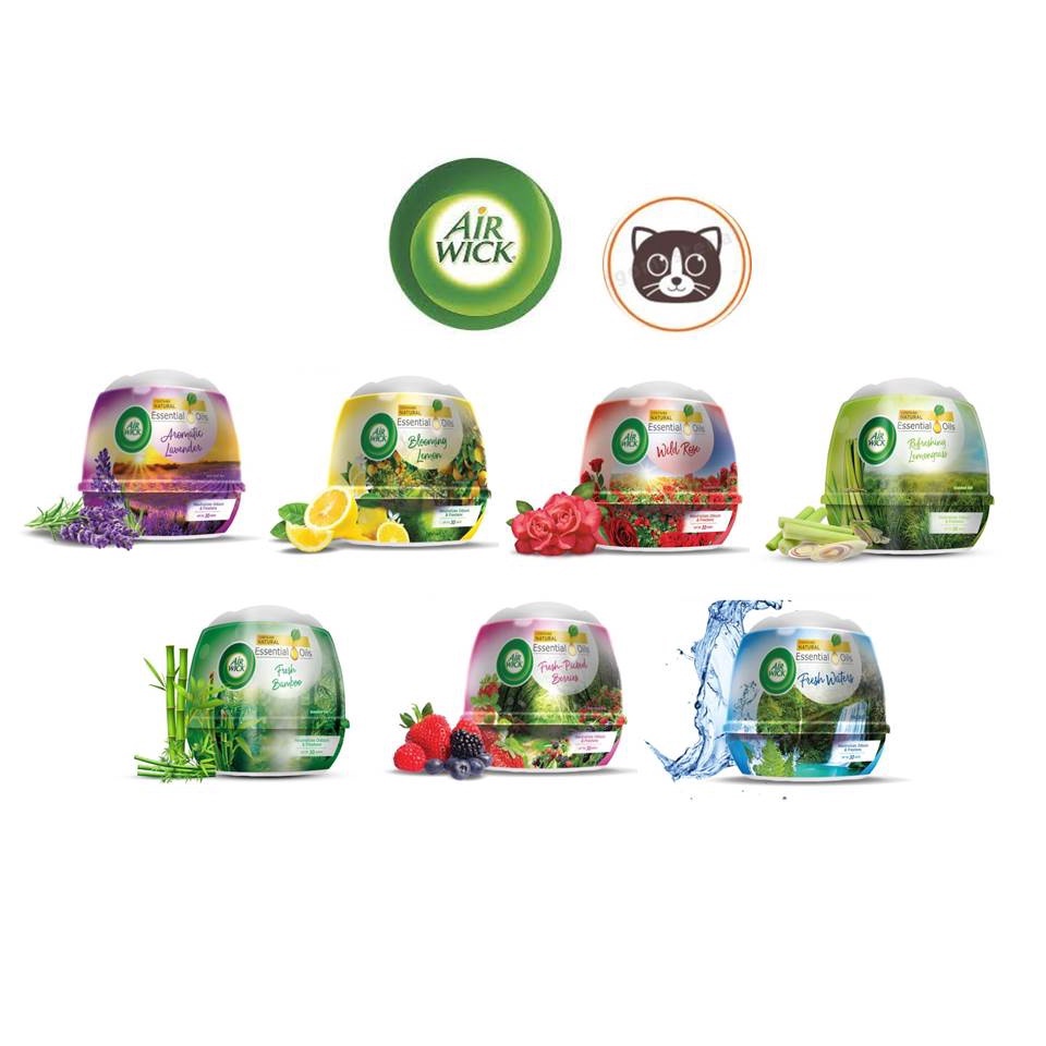 Air Wick Airwick Air Freshener Scented Gel 180g (Lavender/Lemon/Bamboo