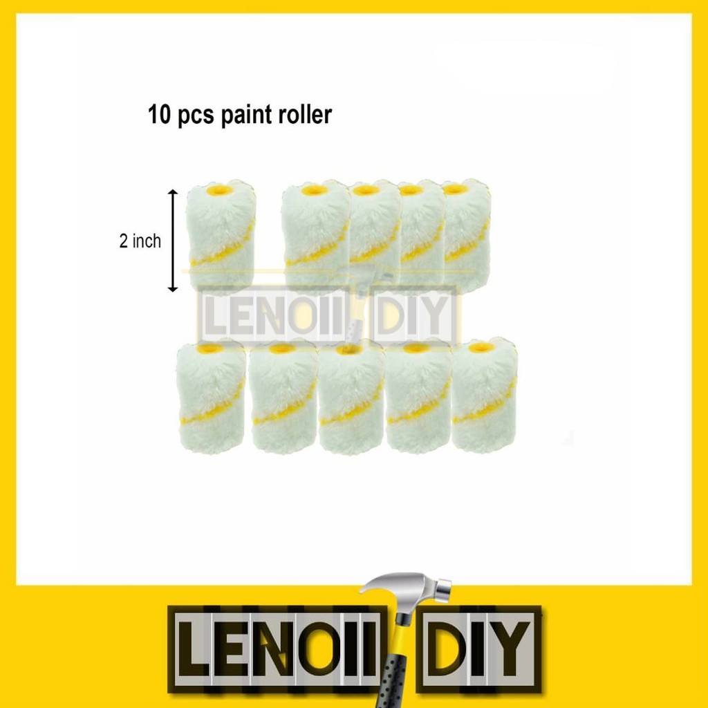 2 Inch Mini Paint Roller Refill Replacement White/Paint Roller Shopee