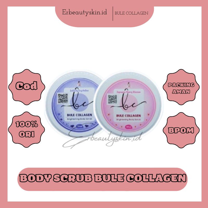 (DIST Vvip BC JATENG) BULE COLLAGEN BRIGHTENING BODY SCRUB Shopee