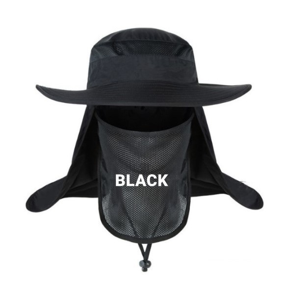 Fishing Hat 360 Full Face Cover Anti Mosquito Bucket Cap