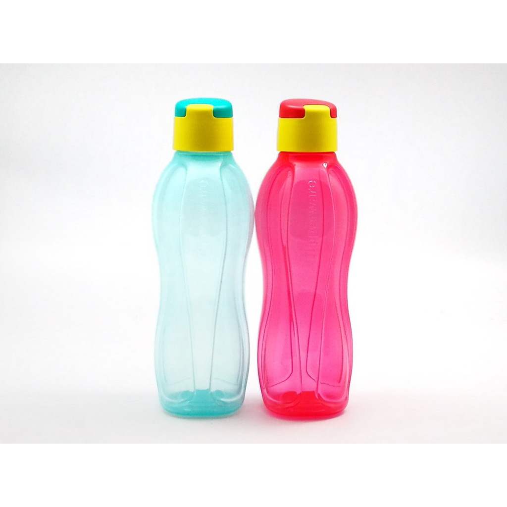 Tupperware H20 On The Go Eco Water Drink Bottle 1L with Flip Top Free