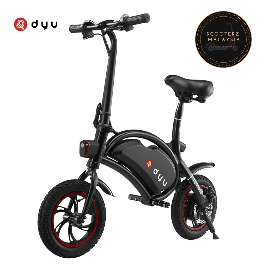 DYU D1F EBike/ electric bike (12 inch, 6Ah, 20kmh 12.5kg, Folding
