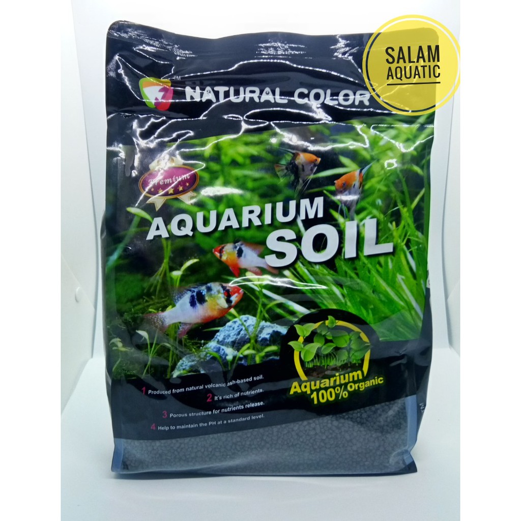 AQUARIUM SOIL FOR AQUASCAPE TANAH AKUARIUM TANAM POKOK 5KG Shopee