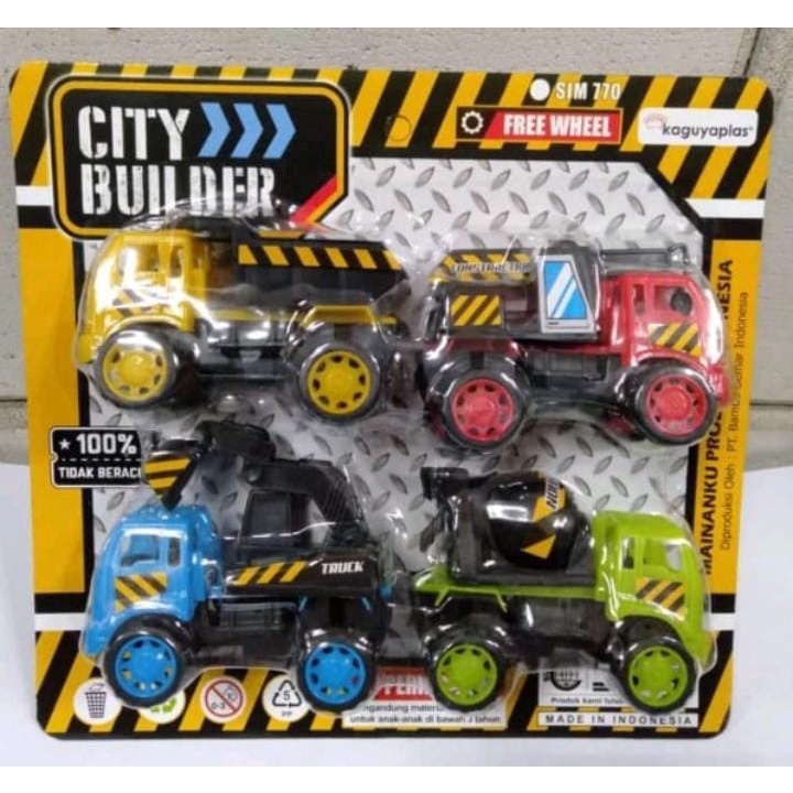 City Builder SIM 770FW Construction Car Toy / Molen Construction Car