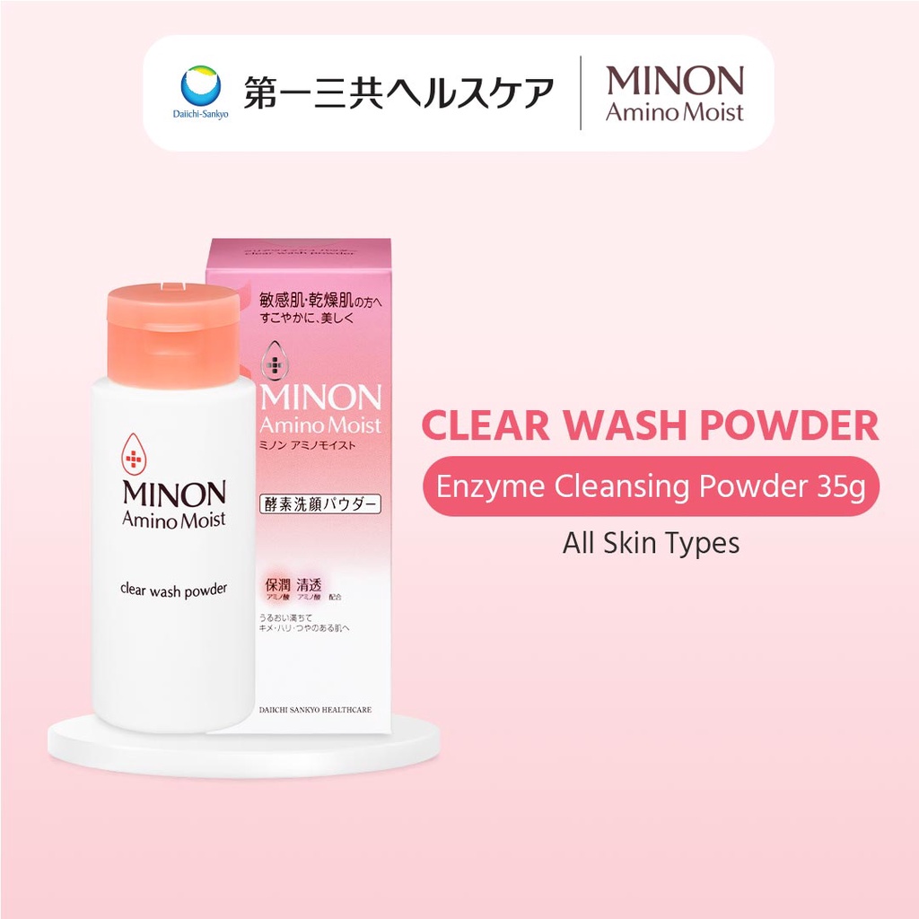 MINON Clear Wash Powder Sensitive Skin Enzyme Cleansing Powder For