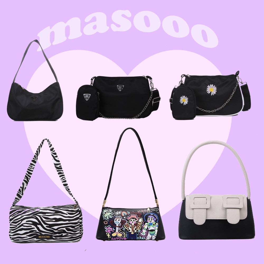 Y2K BLACK EDITION BAGUETTE BAG (TOY STORY ZEBRA DAISY) Shopee Malaysia