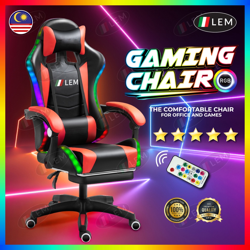 Kemilng Adjustable Racing Style Gaming Chair / Gaming Chair / Kerusi