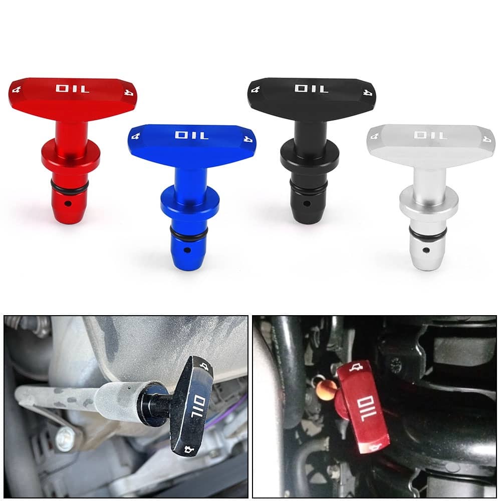 Car Universal Engine Oil Dipstick Pull Handle Aluminum Billet Handle