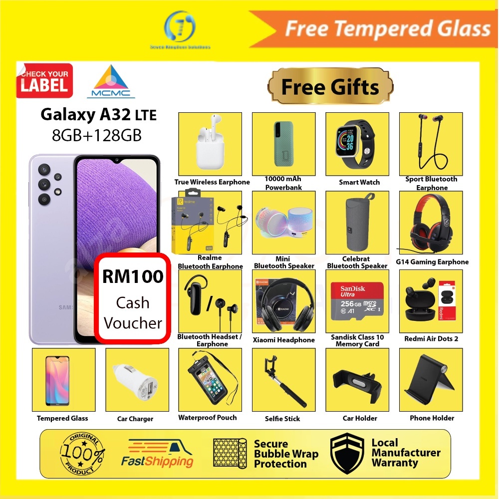 [MY SET] SAMSUNG GALAXY A32 LTE / A33 5G [8GB+128GB] / A22 LTE [6GB