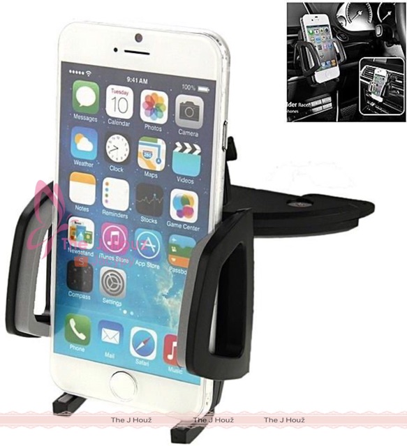 Car Phone Holder CD Player Slot Phone Mount Universal Bracket Stand