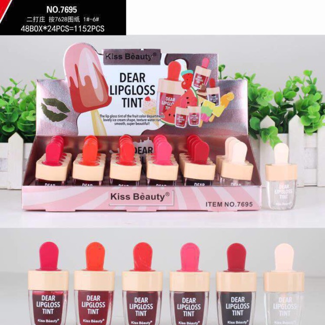Kiss Beauty Ice Cream Lip Tint Shopee Malaysia